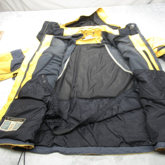 Columbia Titanium Jacket Mens XL Yellow Interchange Tech Waterproof 3in1 Shell - Picture 4 of 16